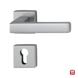Maner usa interior cu rozeta - HOPPE Toulon, cilindru, titan